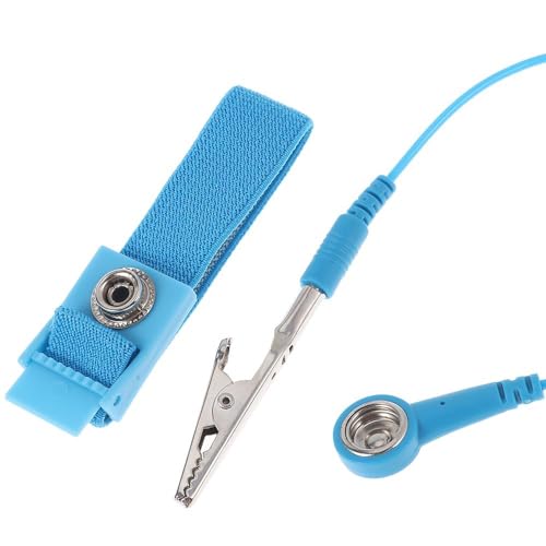 Image of 10 Pack Antistatic Wrist Strap,Wristband Grounding Bracelet,Anti-Static Wrist Strap Components,Adjustable ESD Wrist Band