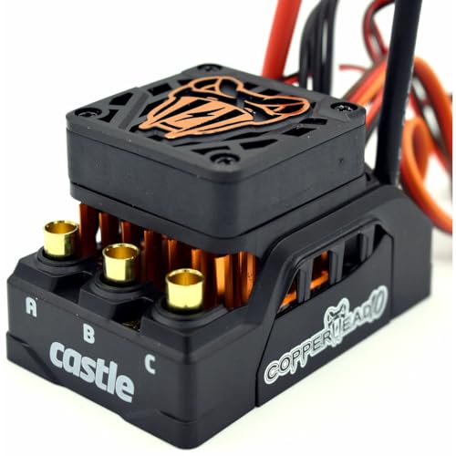 Castle Creations- Copperhead 10 Monster Controlador de Velocidad electrónico, Color Negro (CSE10016600)