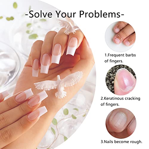 Meschett Cuticle Oil For Nails,Cuticle Oil Contain Sweet Almond Oil For Nail Repair And Growth Treatment,Nail Strengthener For Damaged Nails,Strawberry 15Ml #TOP3