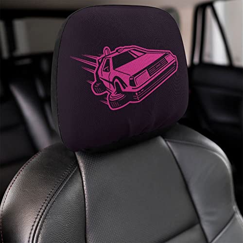 Yishuang Custom Headrest Covers For Cars With Zipper Personalized Design Your Own Picture Text Logo Car Seat Cover Soft Breathable Elastic Cars Accessories For Suv (2) #TOP4