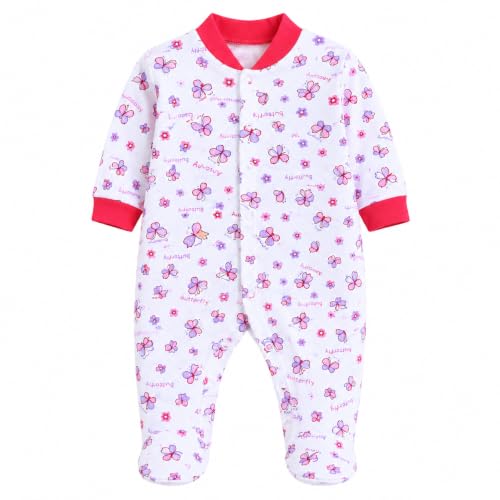 Image of EIO 100% Cotton Rompers Sleepsuits Jumpsuit Night Suits for Infants Newborn Baby Boys & Girls