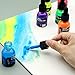 Mont Marte Acrylic Ink Premium 6pc x 20ml (0.7 US fl.oz), Acrylic Inks for Artists, Fluoro Colors, Ideal for Air Brush, Pouring Art, Scrapbooking, Ink Drawing, Mixed Media