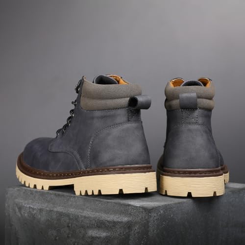 Image of Shaire Men's Leather Chukka Boots | Lace-Up Ankle Boots for Men | Casual Comfort Boots