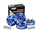 KSP 5x5 Wheel Spacers Fit for Jeep JK XK WJ WK, 2" Hubcentric Blue Spacers with 1/2-20 Studs 71.5mm Bore Forged for 1999-2010 Jeep Grand Cherokee, 2005-2010 Commander, 2007-2017 Wrangler, 4Pcs