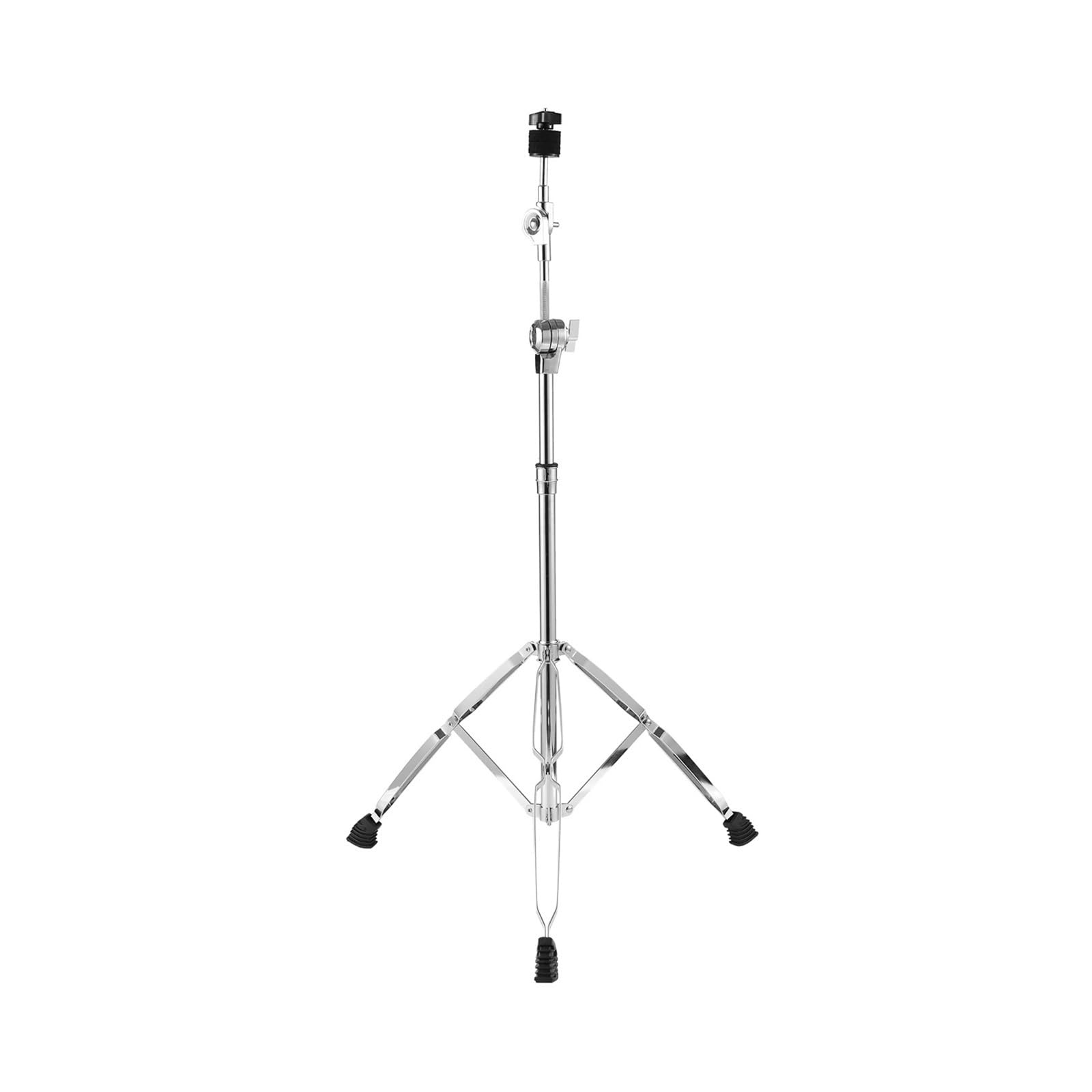 Soporte For Platillos Con Brazo Recto, Patas Con Doble Refuerzo