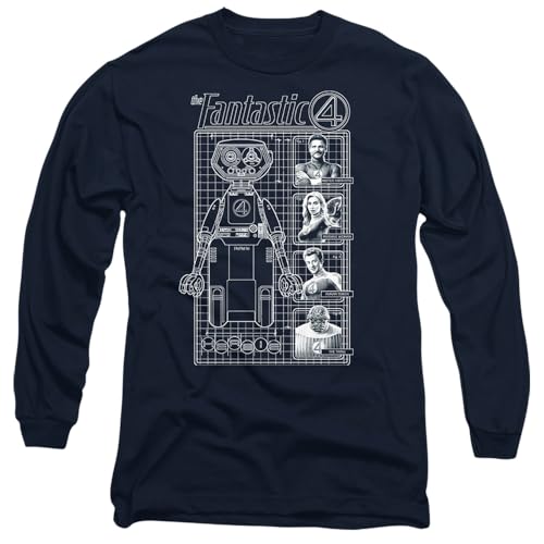T-shirt Marvel Fantastic Four et Herbie à manches longues : le cadeau parfait pour les fans