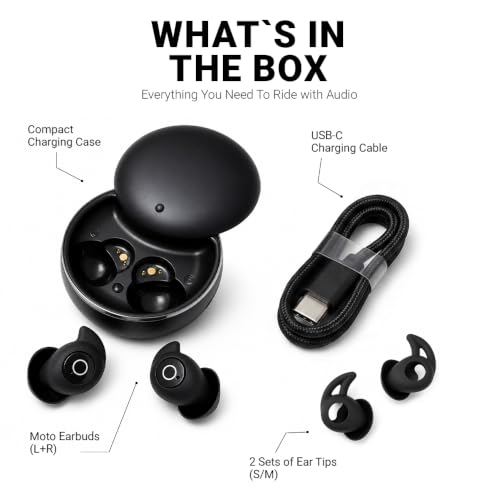 Artevive Motorcycle Bluetooth Earbuds