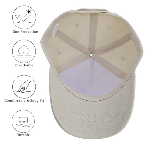 Image of 5-Panel Baseball Cap for Workouts, Hiking, Outdoor Sports, Customizable DIY Design, All-Season Comfort Fit, Adjustable