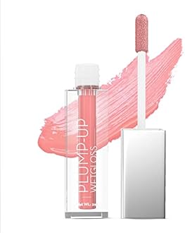 Swiss Beauty Plump-Up Wet Lightweight Lip Gloss With High Shine Glossy Finish For Fuller And Plump Lips | Shade- Spicy Cinnamon, 2Ml|