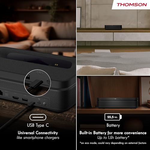 Thomson Sirius 600 Ansi Lumen Uhd 4K (3840X2160) Nero - 7