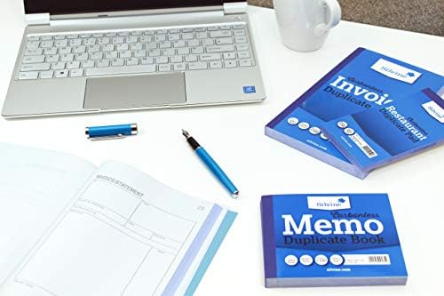 Silvine Carbonless Duplicate Memo Book - Numbered 1-100 with index sheet (210 x 127mm)