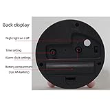 Glorlliant Kids Rainbow Alarm Clock, Cartoon Luminous Silent Table Clocks Non-Ticking for Bedroom, Home and Office Decoration Yellow - Image 3