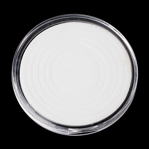 Caja redonda para almacenamiento de monedas con almohadilla ajustable miniatura 2