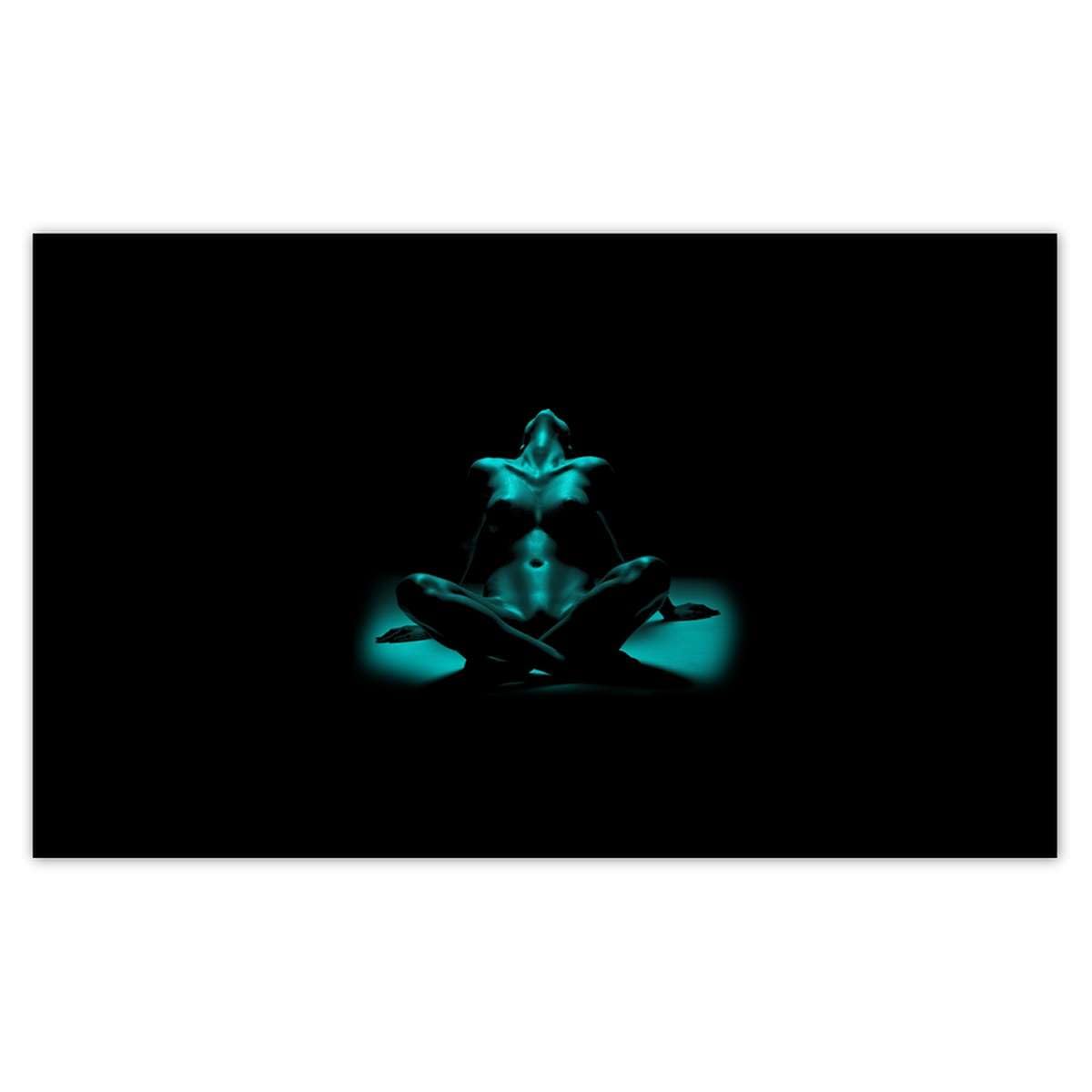 Papier peint intissé vlies turquoise pour illuminer la chambre