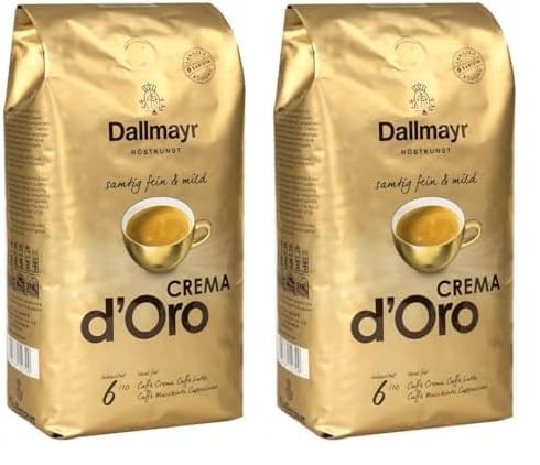 Dallmayr Crema d´Oro 1.000g ganze Bohne Intenzität: 6/10 (Packung mit 2) Dallmayr Crema d´Oro 1.000g ganze Bohne Intenzität: 6/10 (Packung mit 2)