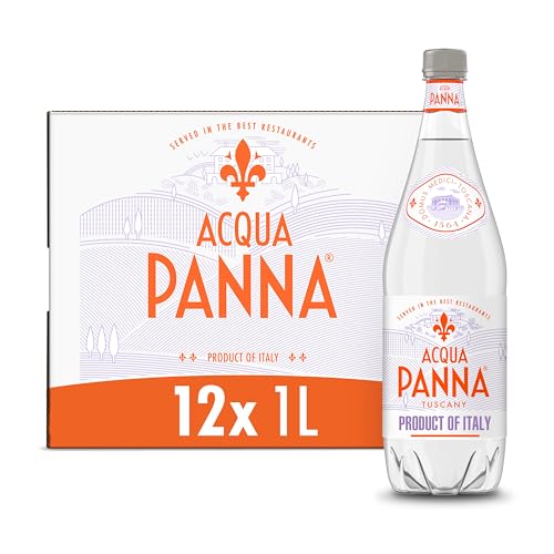 Acqua Panna Natural Spring Water, 33.8 Fl Oz (Pack of 12)