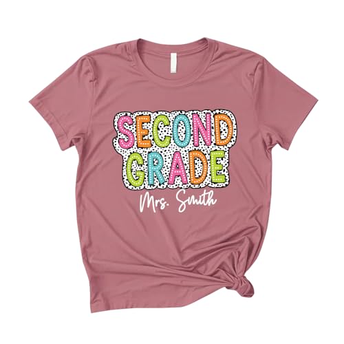 Personalized Teacher Shirt, Custom Teacher Dalmatian Dot Shirt, Back to School Shirt, Teacher Appreciation Gift4