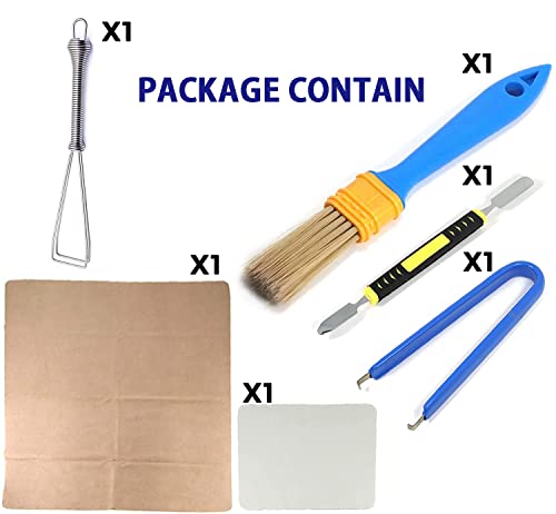 Keyboard Cleaner Sets Switch Keycaps Puller Flat File For Mechanical Keyboard Cleaning Kits Small Brushes For Clean Computer Keyboard Dust Off Pc Cleaning Tools #TOP4