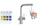 Produktbild Vollständiges Wasserfilter system + 3 Wege Wasserfilter Chrom Küchenarmatur