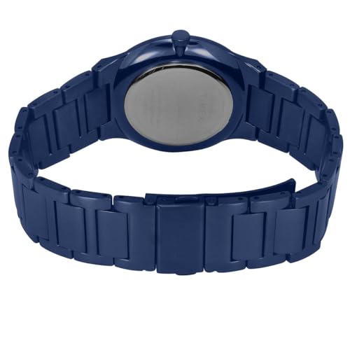 TIMEX Men Stainless Steel Blue Round Analog Dial Watch- Tweg23602, Band Color-Blue - Image 3