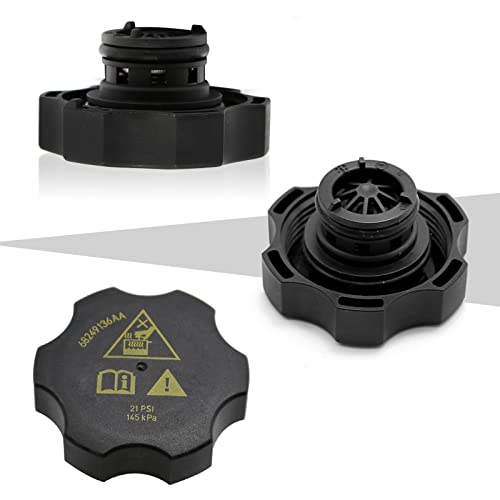 image for CADUFUELLY 68442532AA Radiator Coolant Reservoir Cap Replacement for C