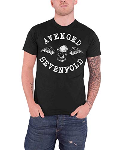 Avenged Sevenfold t-shirt Death Bat crest logo vêtement rock pour homme