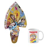 ARCOBALENO PARTY - UOVO DI PASQUA + TAZZA MUG PERSONALIZZABILE Cioccolato Al Latte Finissimo Idea Regalo Perfetta per very fan. Novità Pasqua 2026 (Me Contro Te 320g)
