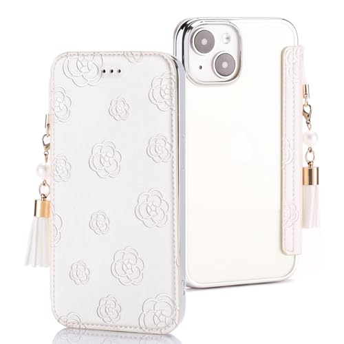 【夢さん専用】iPhone14 256GB ホワイト美品 SIMフリーケーブル付 Amazon.co.jp: NicNik用の iPhone14 手帳型ケース おしゃれ 透明バック