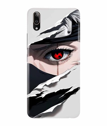 Image of Red Eyes Printed Hard Back Case Cover & Compatible for Vivo V11 Pro (Multicolor) - D1811
