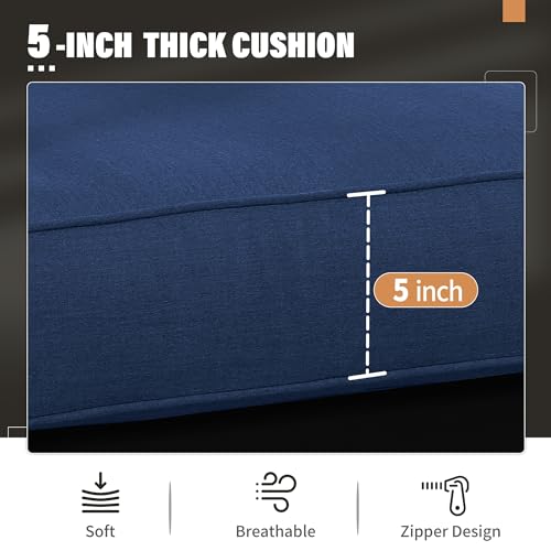 image for Solaste Patio Furniture Metal Armchair,2 PCS All-Weather Aluminum Gard