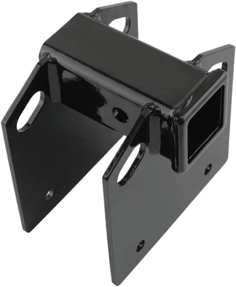 2 Inch Trailer Hitch Receiver Kit for 4 X 4 Inch Square Rear Bumper 3500 Lbs