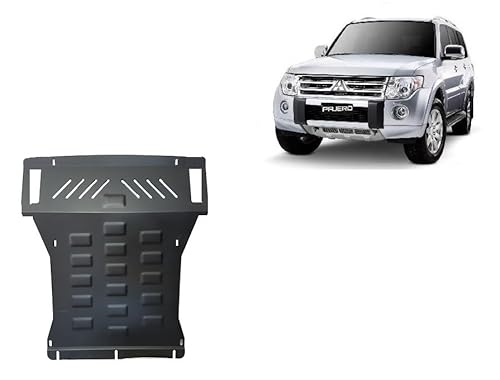 Scut Protection Protección metálica bajo motor compatible con Mitsubishi Pajero 4 (V80, V90) - (2007-2021)