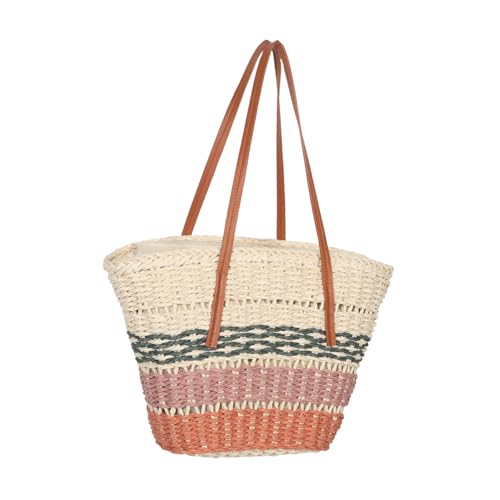 Sac de plage tissé en papier pour vos escapades d'été à Hawaï