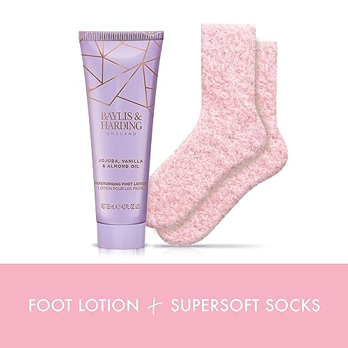 Baylis & Harding Jojoba, Vanilla & Almond Oil Luxury Foot Care Gift Set (Pack of 1) - Vegan Friendly - Image 4