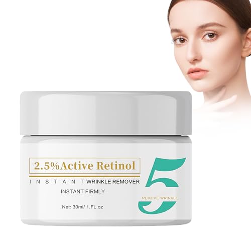30ml Crema retinol Anti-Envejecimiento para Rostro, Crema Antiarrugas, Hidratante Retinol, Disminuye Las Líneas Finas Y Cierra Los Poros, Para Arrugas Profundas, Manchas Oscuras y Piel Deshidratada