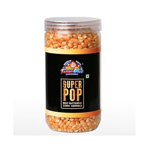 Image of Time Out Popcorn Kernels, 700g Raw Pop corn Maize, Makka Corn, Instant Popcorn
