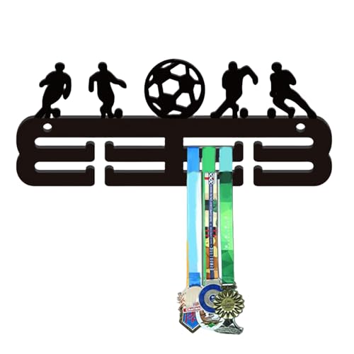 Trofeos Presentación Montado en Pared para Almacenamiento con Gancho,Percha para Presentación de Premios,para Carreras Desafío Fútbol Béisbol