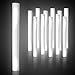 Fun Central 12 Packs - LED Foam Stick Bulk - Light Up Batons for Wedding, Concert and Party - White
