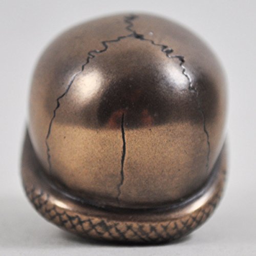 Snake Skull in Bronze - H5cm (small) Serpent Head Halloween Gothic Witchcraft Magic Gift Decor