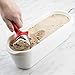 Tovolo Ice Cream Containers for Homemade Ice Cream, Glide-A-Scoop (2.5 Qt, White) - Stackable Ice Cream Storage Containers for Freezer - BPA-Free Ice Cream Tub with Lid & Non-Slip Base