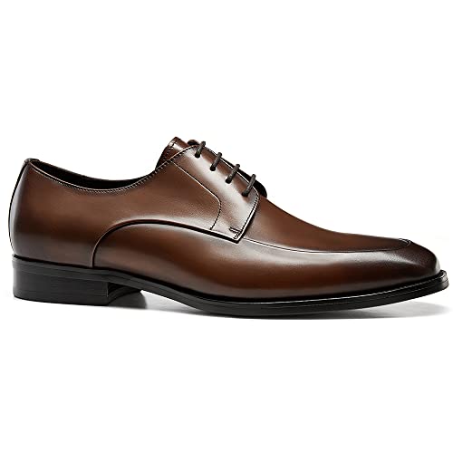 Image of GIFENNSE Mens Oxford Shoes Leather Dress Shoes for Men | Wedding Shoes
