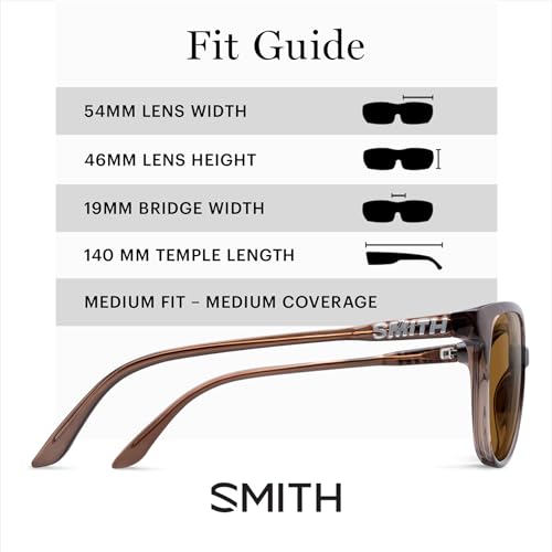 Image of SMITH Cheetah Sunglasses with Polarized Lenses - Performance Sports Active Cat Eye Sunglasses - For Women
