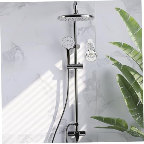 Soporte de ducha con ventosa resistente SEWACC, fácil de limpiar y ajustable 6