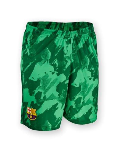 Barcelona FC Conjunto Camiseta y pantalón Portero Dorsal 1 TER Stegen - Replica Oficial Producto con Licencia - Temporada 2024/2025 - Talla Niño 14 Años