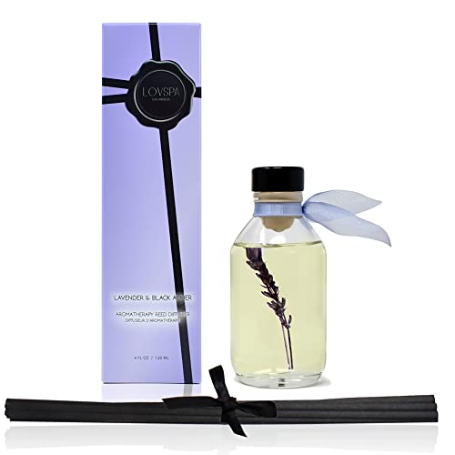 Recarga Ambientador Varillas Lavender & Black Amber 4 oz miniatura 4