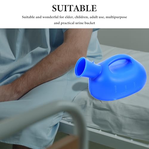 Orinal de plástico fácil de limpiar de 2000 ml con tapa incluida 3