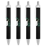 Bonito bolígrafo: este bolígrafo tiene un clip de metal en la parte superior para que puedas engancharlo a tu bolsillo, cuaderno, etc. No ocupa mucho espacio y es simple y conveniente, el bolígrafo tiene un agarre cómodo y es perfecto para escribir.