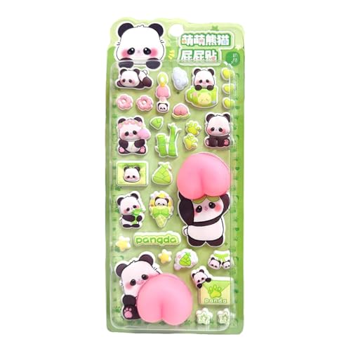Pegatinas de burbujas lindas – Calcomanías lindas reutilizables de dibujos animados divertidos | Pegatinas adhesivas para animales de ocio creativo Decoraciones – para regalos de Papelería Ocio