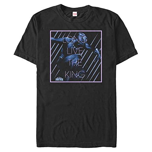 T-shirt Marvel homme grande taille 4XL haut manches courtes noir coton motif King