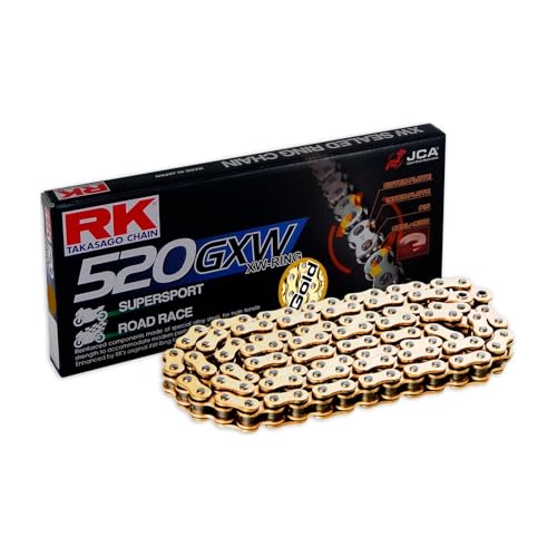 Cadena RK 520GXW con retén XW-Ring para máxima durabilidad en carretera